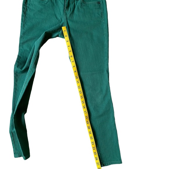 ANN TAYLOR LOFT  | GREEN MODERN SKINNY JEANS  SZ 4P - Picture 6 of 9